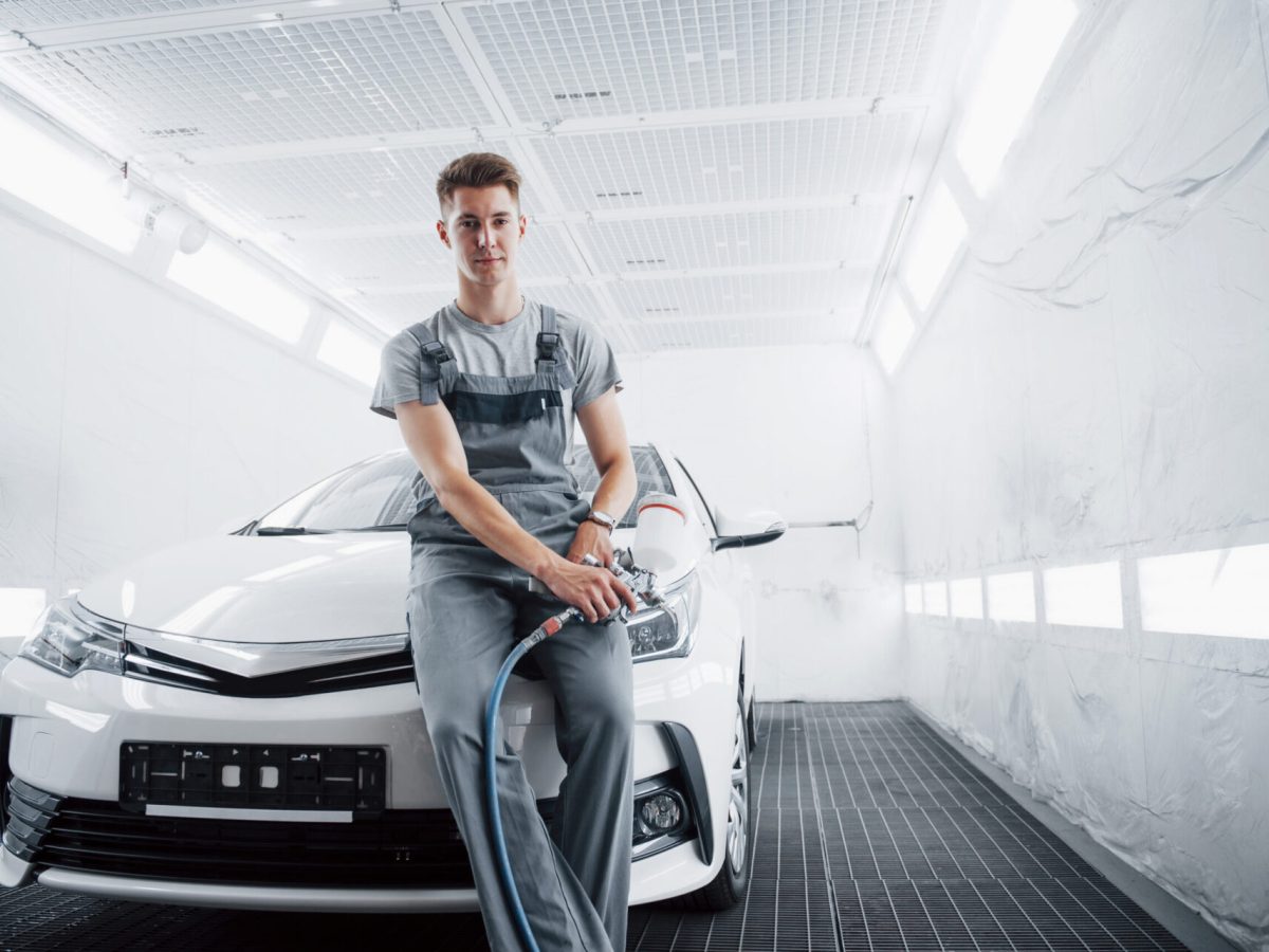 Paint spray master for car painting in the automotive industry